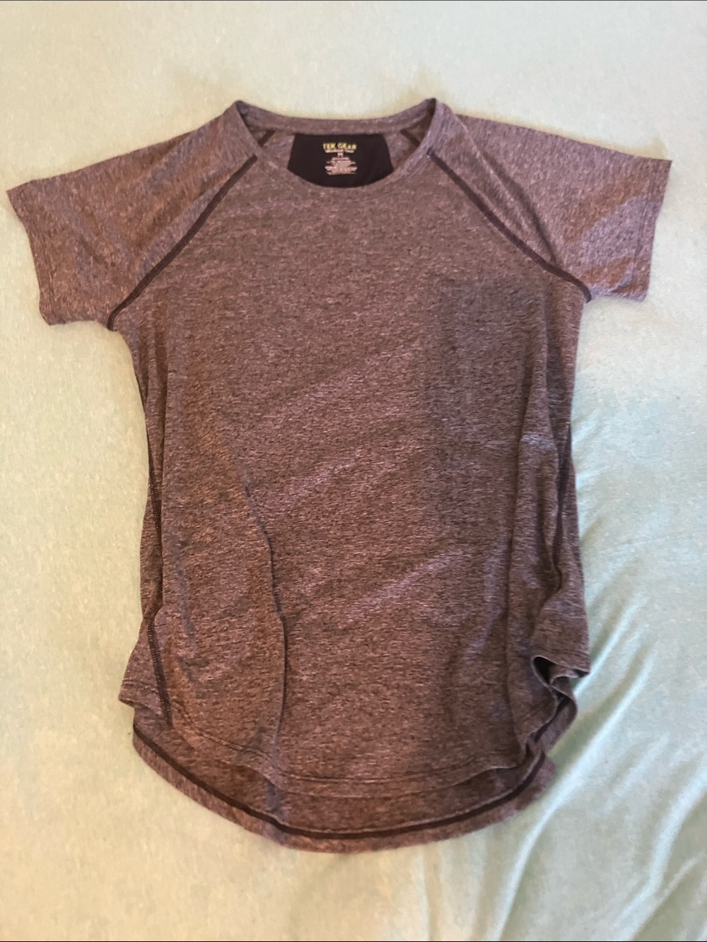 tek gear Heathered Plum Short-Sleeve Active Tee